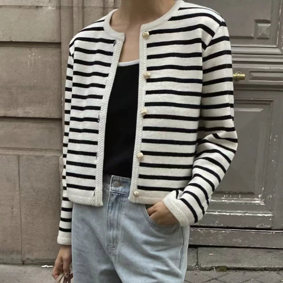 Astoria Striped Knit Short Set