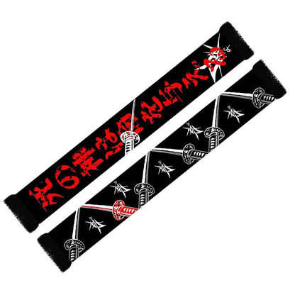 Dark Insect Reversible Jacquard Scarf