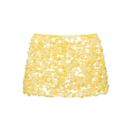Kathia Sequin Mini Skirt