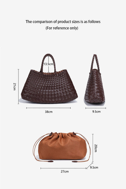 Conjunto de bolso de mano minimalista para viajeros