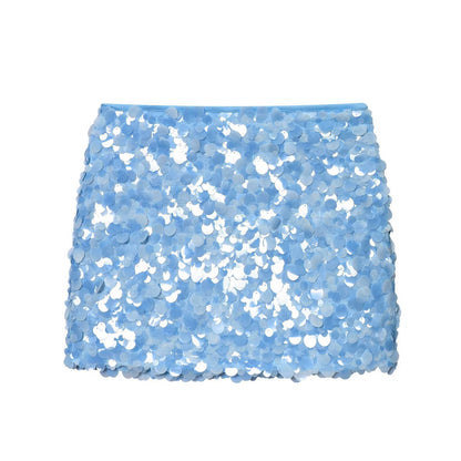 Kathia Sequin Mini Skirt