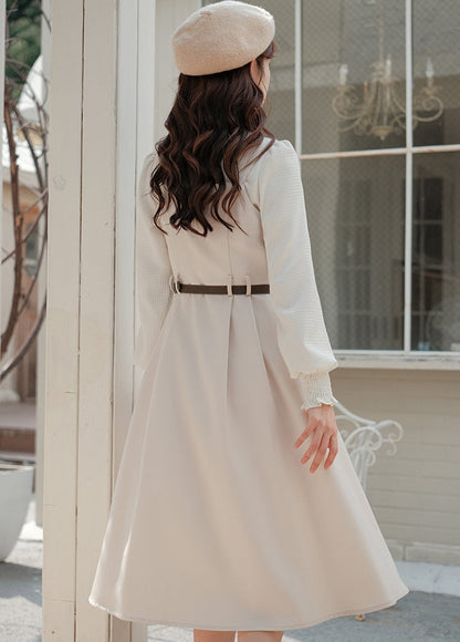 Button Up Scallop Cami Dress