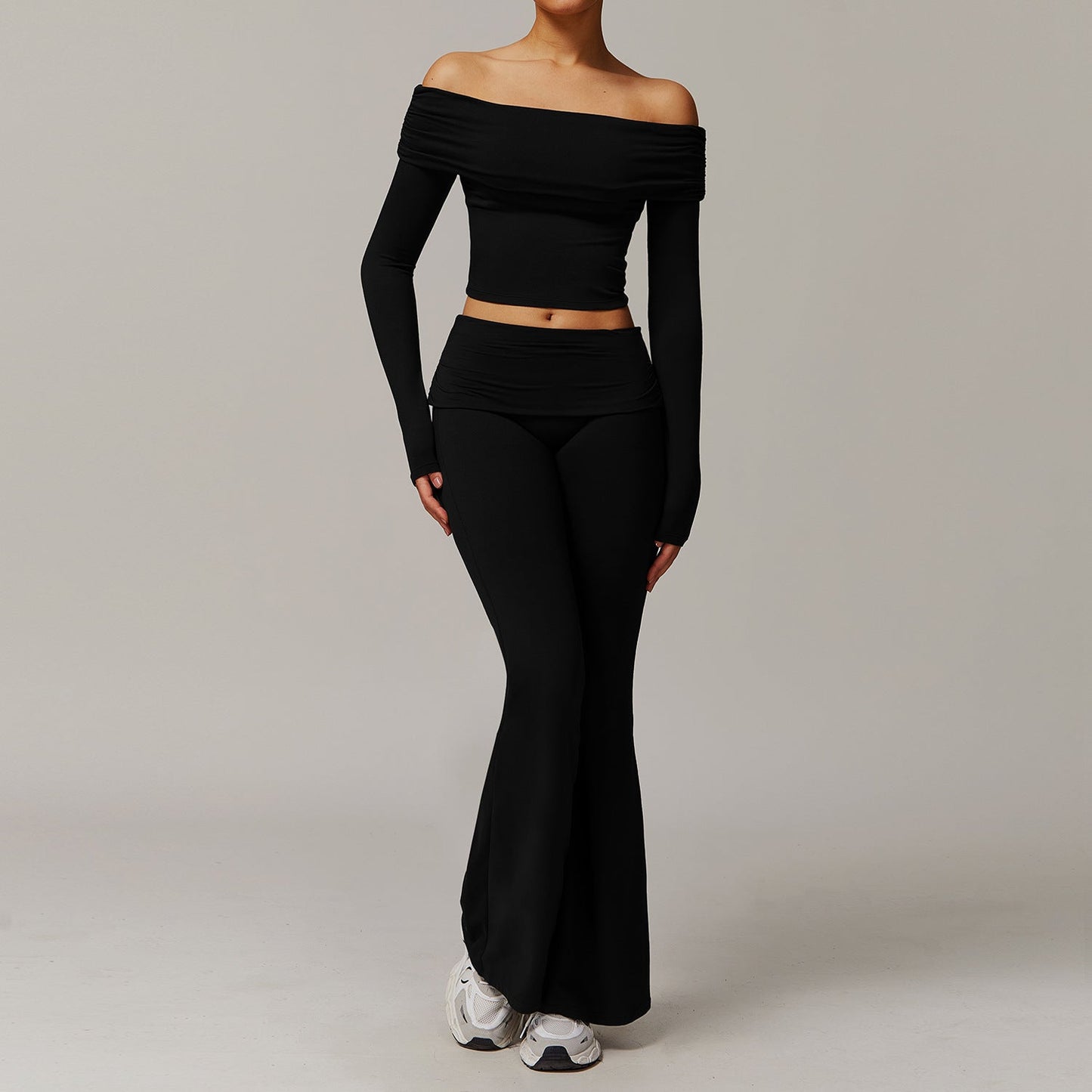 Brushed Yoga Women Casual Comfortable Yoga Clothes Running Exercise Workout Outfit