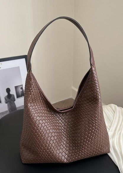 Woven Texture Hobo Shoulder Bag