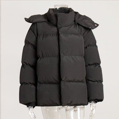 Lilyth Oversized Hooded Quilted Coat