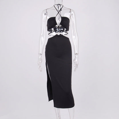 Shirley Strappy Cut-Out Midi Dress