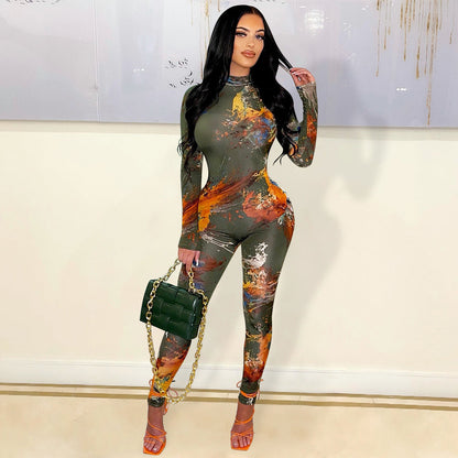 Women Clothing Sexy Tight Backless Hollow Out Cutout Out Jumpsuit Women