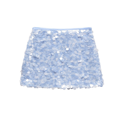 Kathia Sequin Mini Skirt
