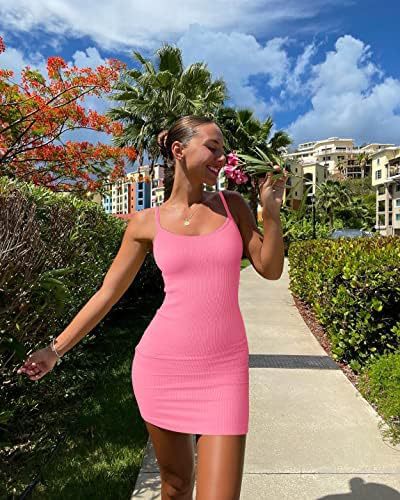 Women Clothing Dress Rib Sleeveless Tight Braces Coat Dress