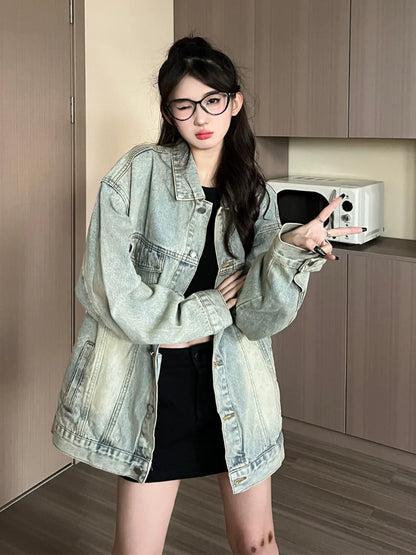 Oversized Denim Jacket Outfit
