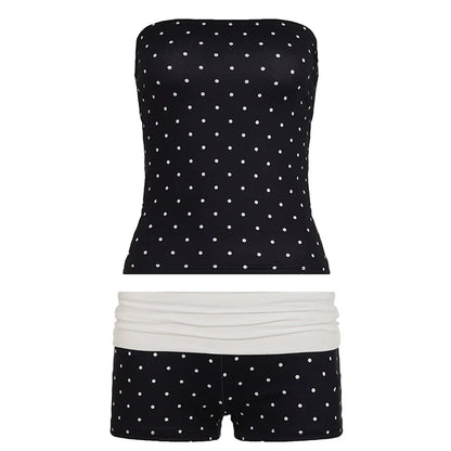 Emryn Polka Dot Shorts Set