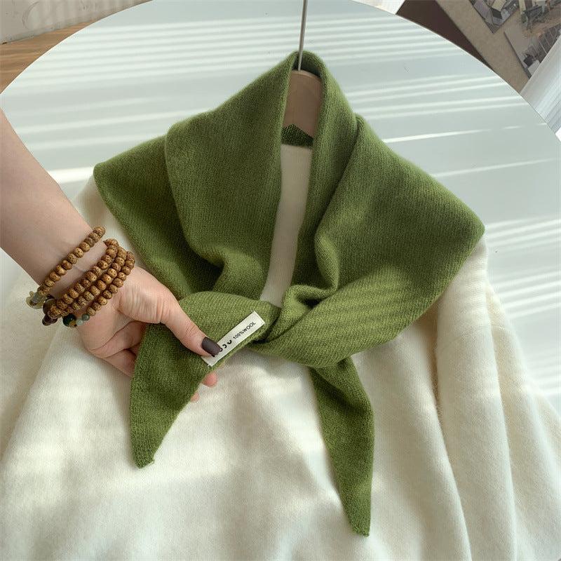 Wool Knitted Stripe Scarf