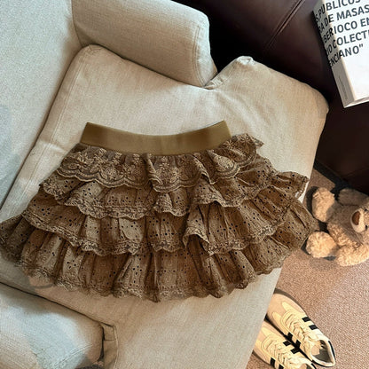 Meira Layered Ruffle Mini Skirt
