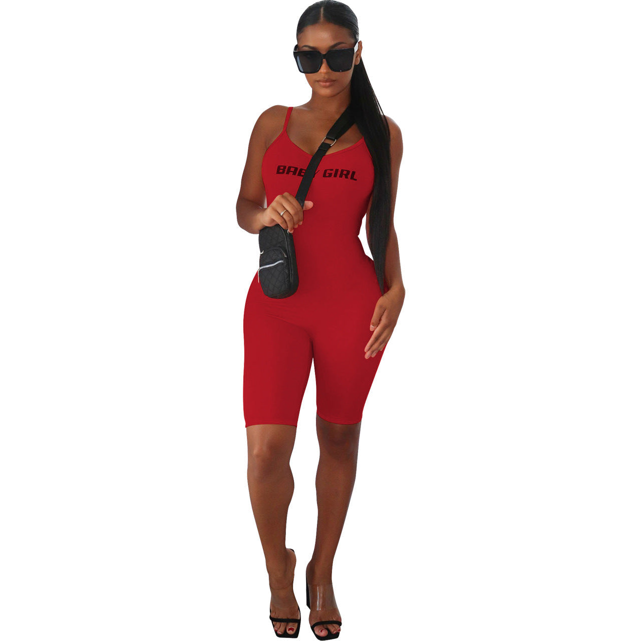 Women Site Solid Color Tight Backless Bodysuit