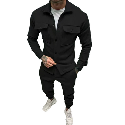 Fritz - Conjunto casual de dos piezas - Casual - Hecho para - Ideal para Otoño/Invierno