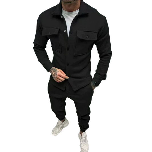 Fritz - Conjunto casual de dos piezas - Casual - Hecho para - Ideal para Otoño/Invierno