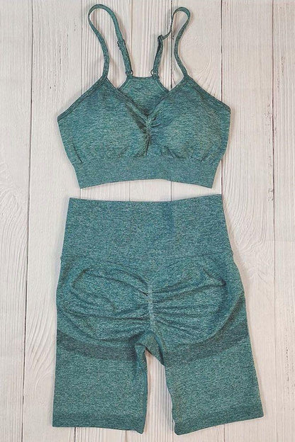 Seamless Women Short Yoga Sets