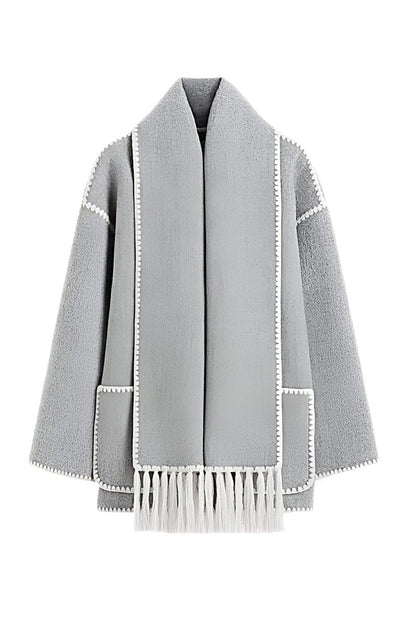 Chaqueta con bufanda Nalainda