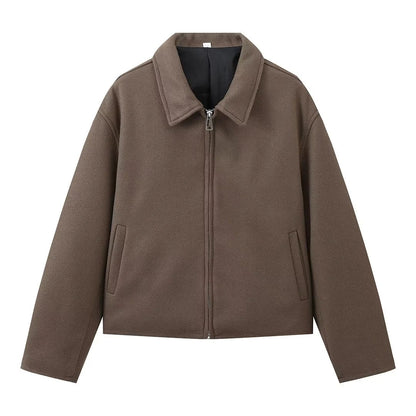 Chaqueta con cremallera