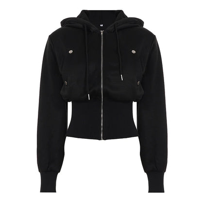 Dhanvi Slim Fit Zip Hoodie