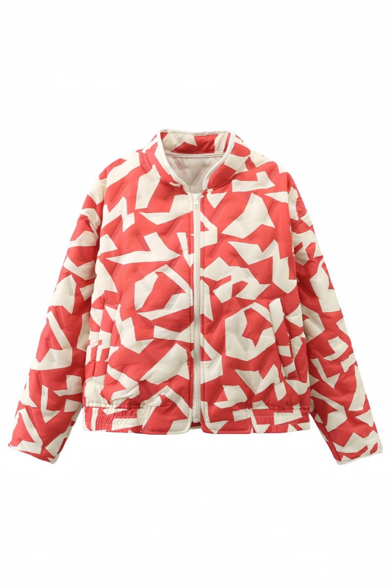Chaqueta bomber corta con parches de Pacino