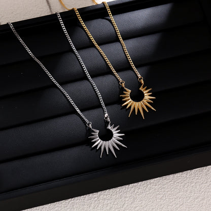 Vintage Style Gold Plated Sunflower Collar Necklace