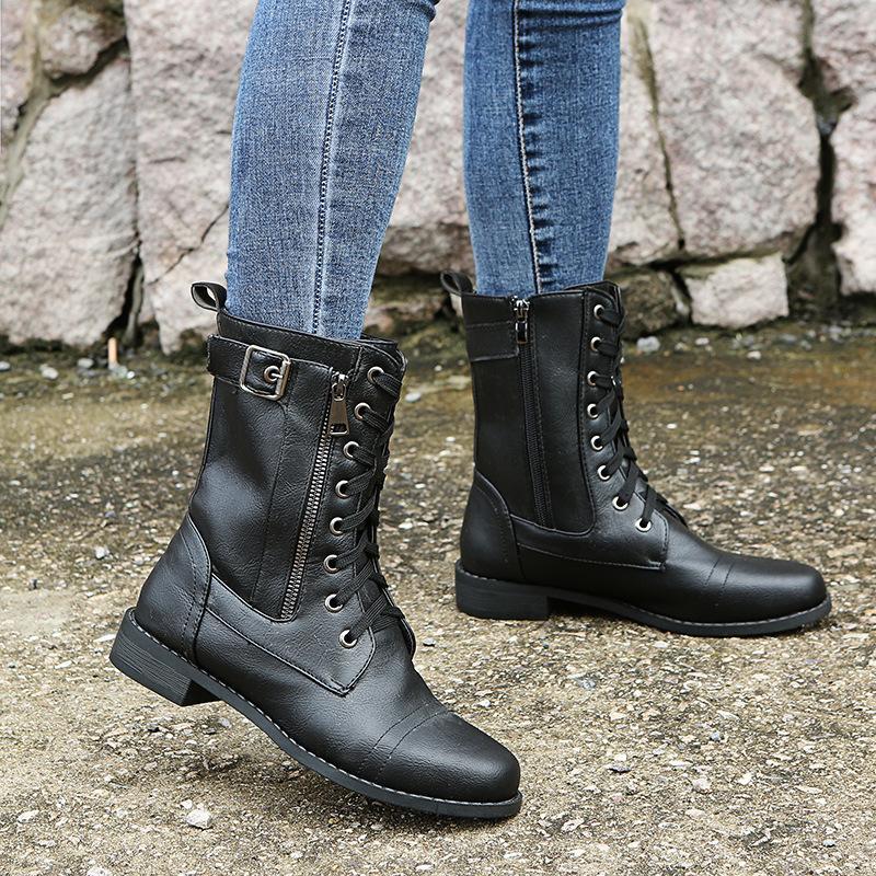 Faux Ankle Boots with Zipper for Women | Great for Casual Days