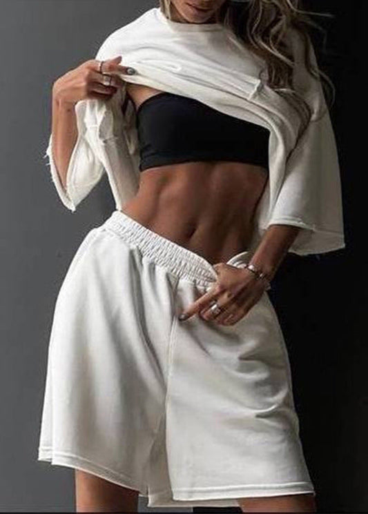 Urban Calm - Oversized Lounge Tee & Shorts Set