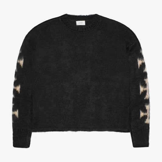Gothic Cross Knit Oversized Versatile Men's Sweater