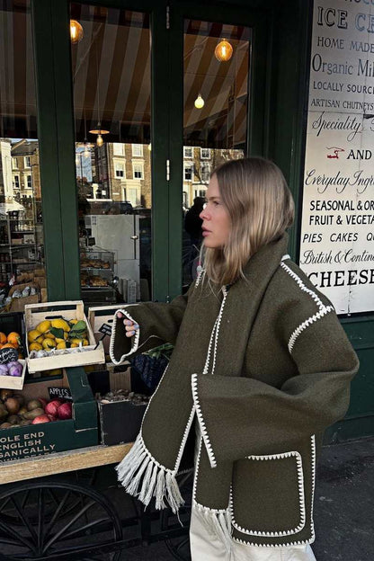 Chaqueta con bufanda Nalainda