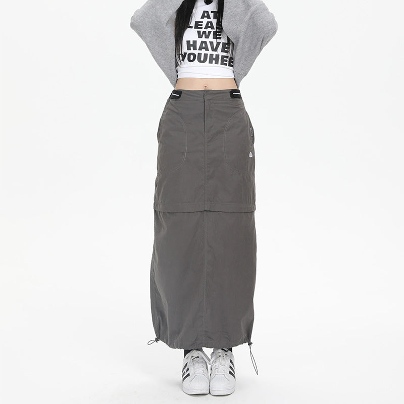 Vintage Long Cargo Skirt