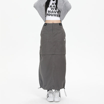 Vintage Long Cargo Skirt