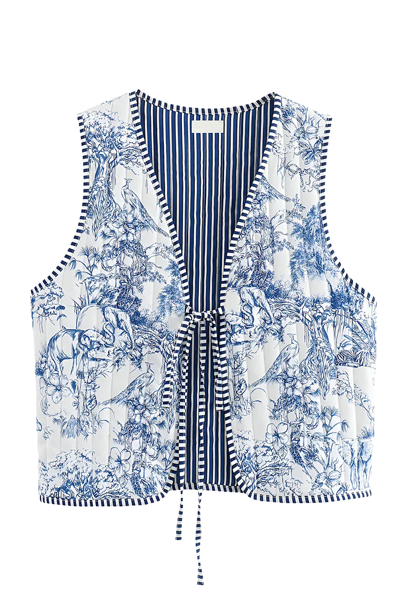 Chaleco azul Babinia
