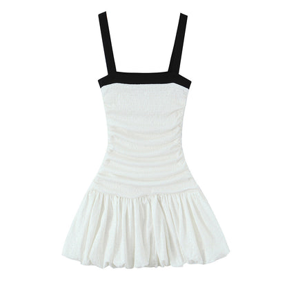 Zahara Contrast Trim Bubble Dress