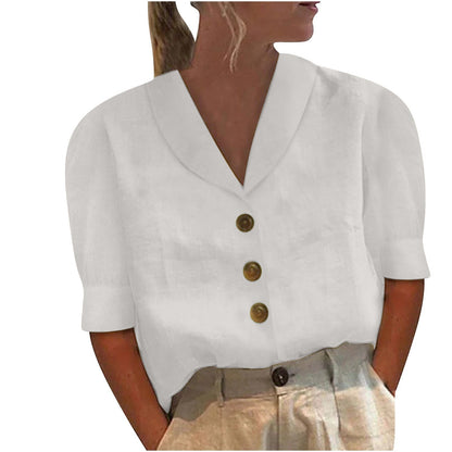 Joane - Camisa de mujer - Casual - Estilo formal ligero - Ideal para fiestas