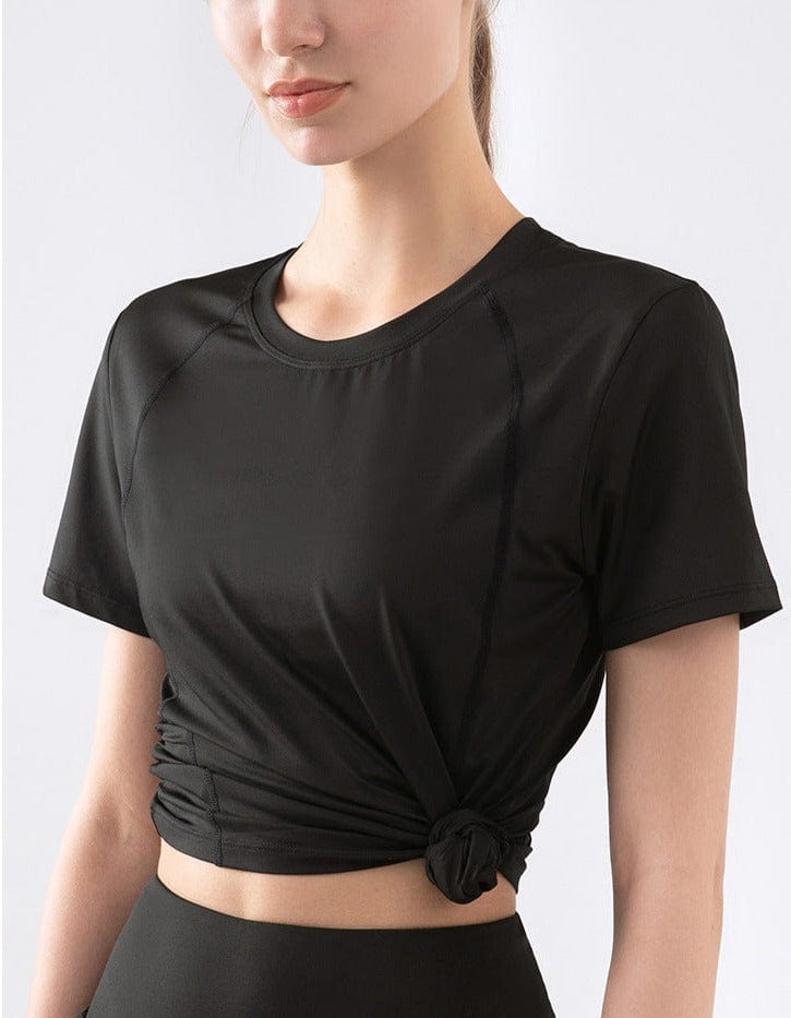 Slim Fit Mesh Back Panel Tee