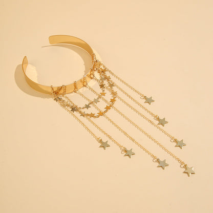 Vintage Open Minimalist Chain Tassel Bracelet