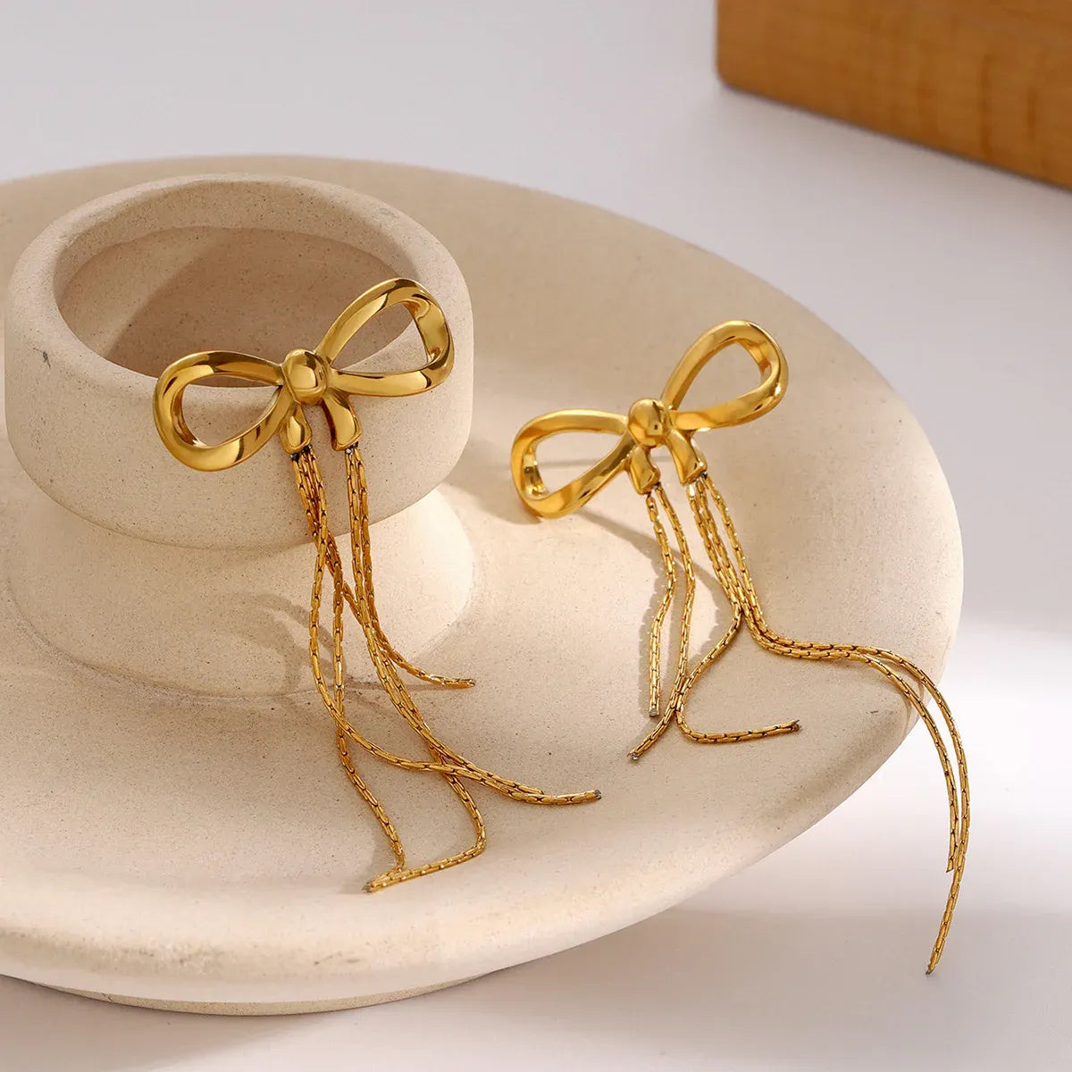 Fleur Bow Earrings