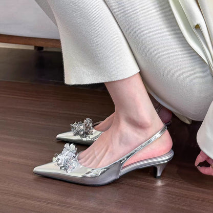 Elenna Floral Slingbacks