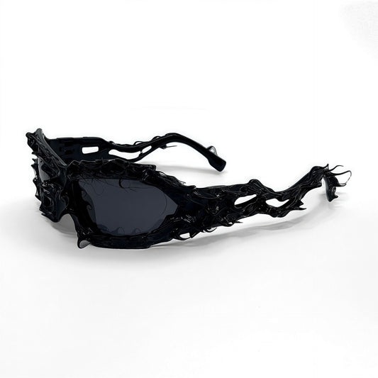 Futuristic Punk Y2K Irregular Glasses