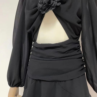 Silk Material Floral MaxiDresses