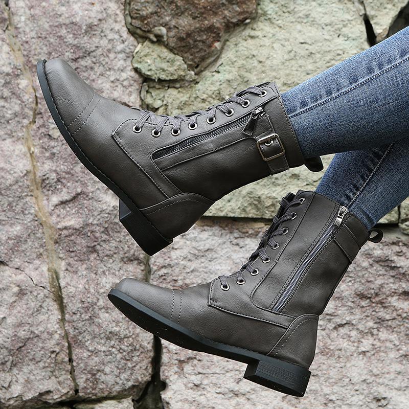 Faux Ankle Boots with Zipper for Women | Great for Casual Days