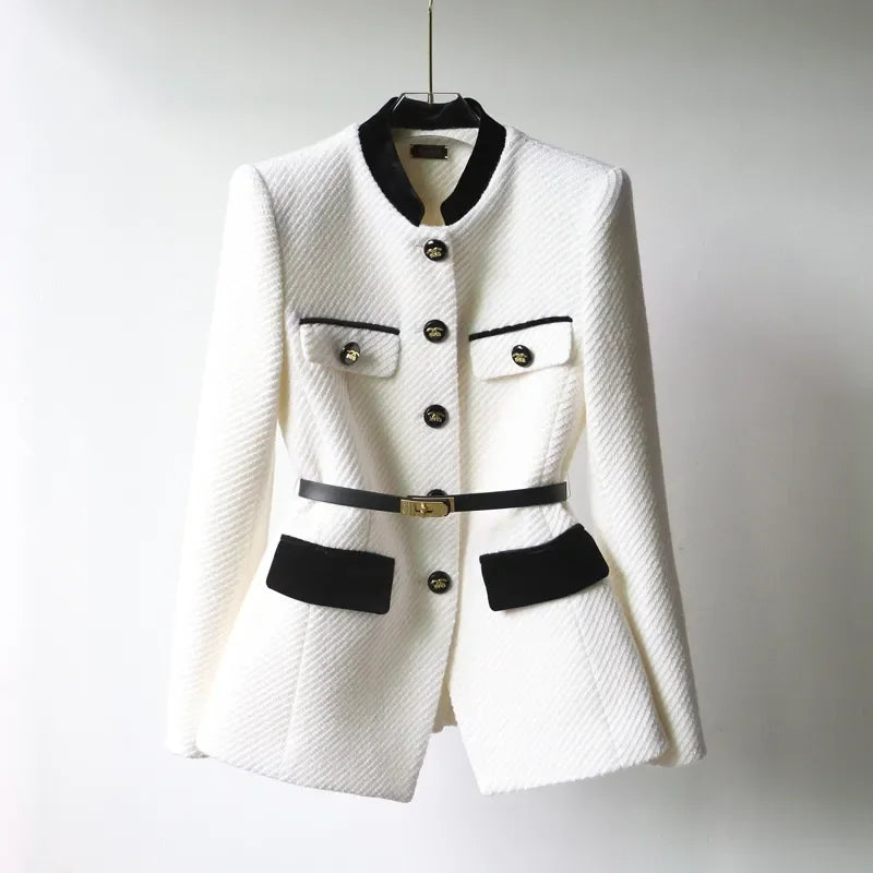 Olivia - Elegante abrigo de lana para mujer