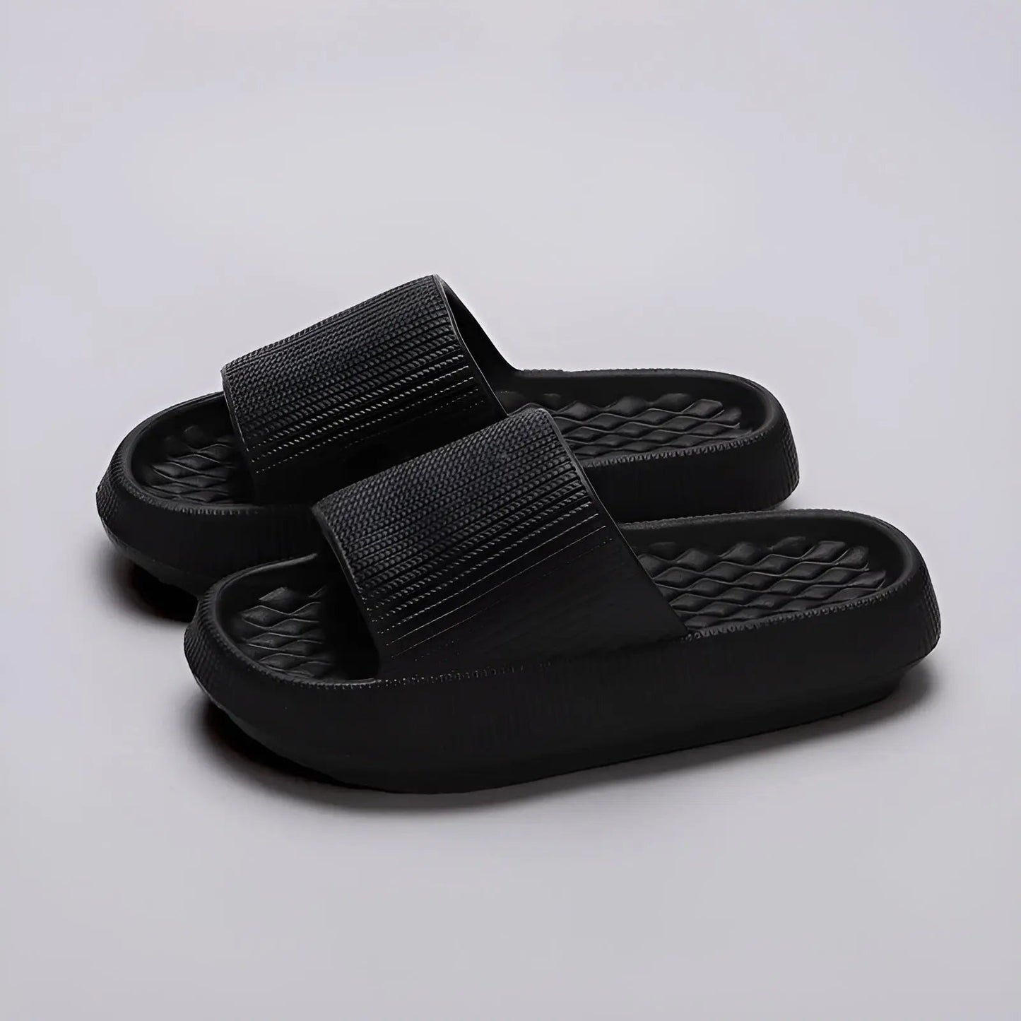 Pantuflas de plataforma Cloud Slide para mujer con acolchado suave | Ideales para el día a día