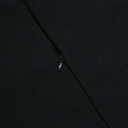 One Shoulder Sleeveless Drill Chain Midi Bandage Dress PZC1757