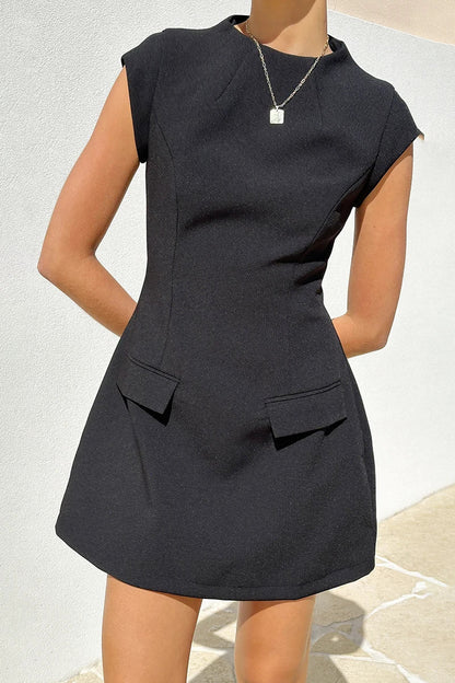 Vestido mini Thea - Negro