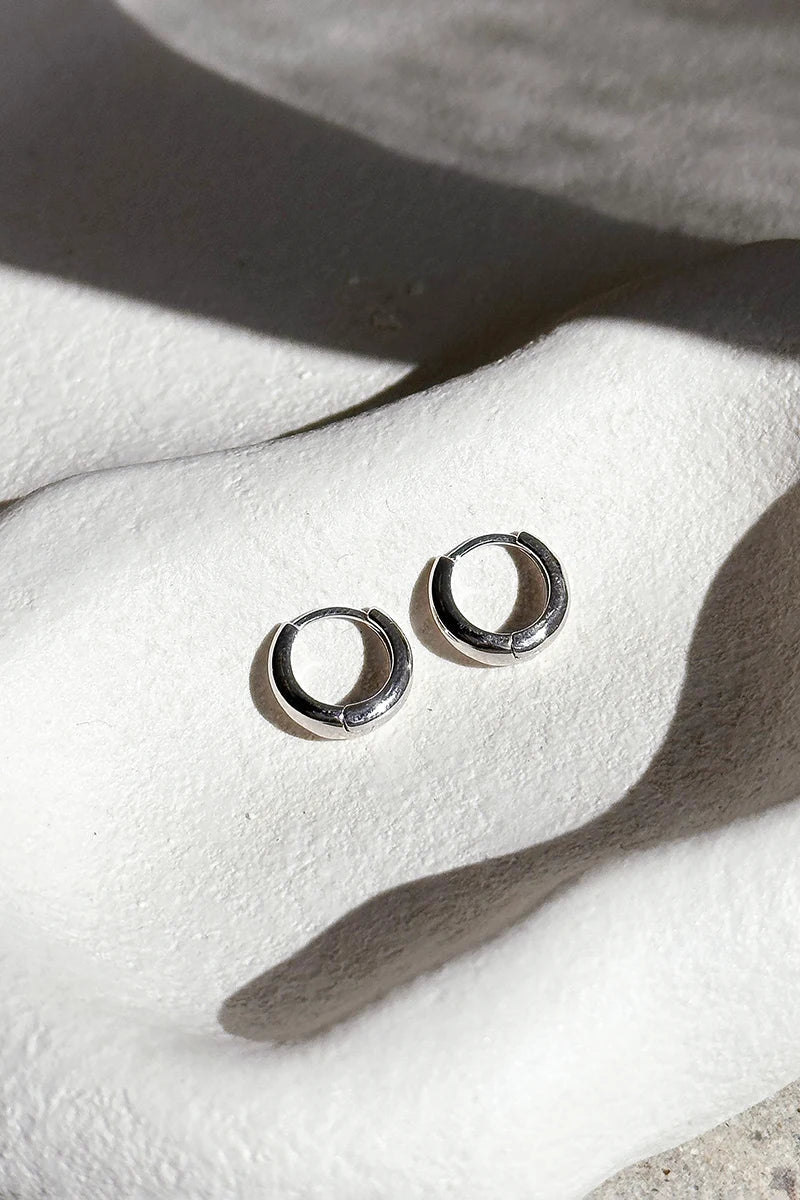 Pendientes de aro Island Glow - Plata de ley