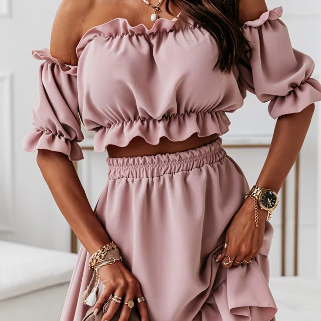 Greta - Conjunto - Elegante - Tela - Para ocasiones formales