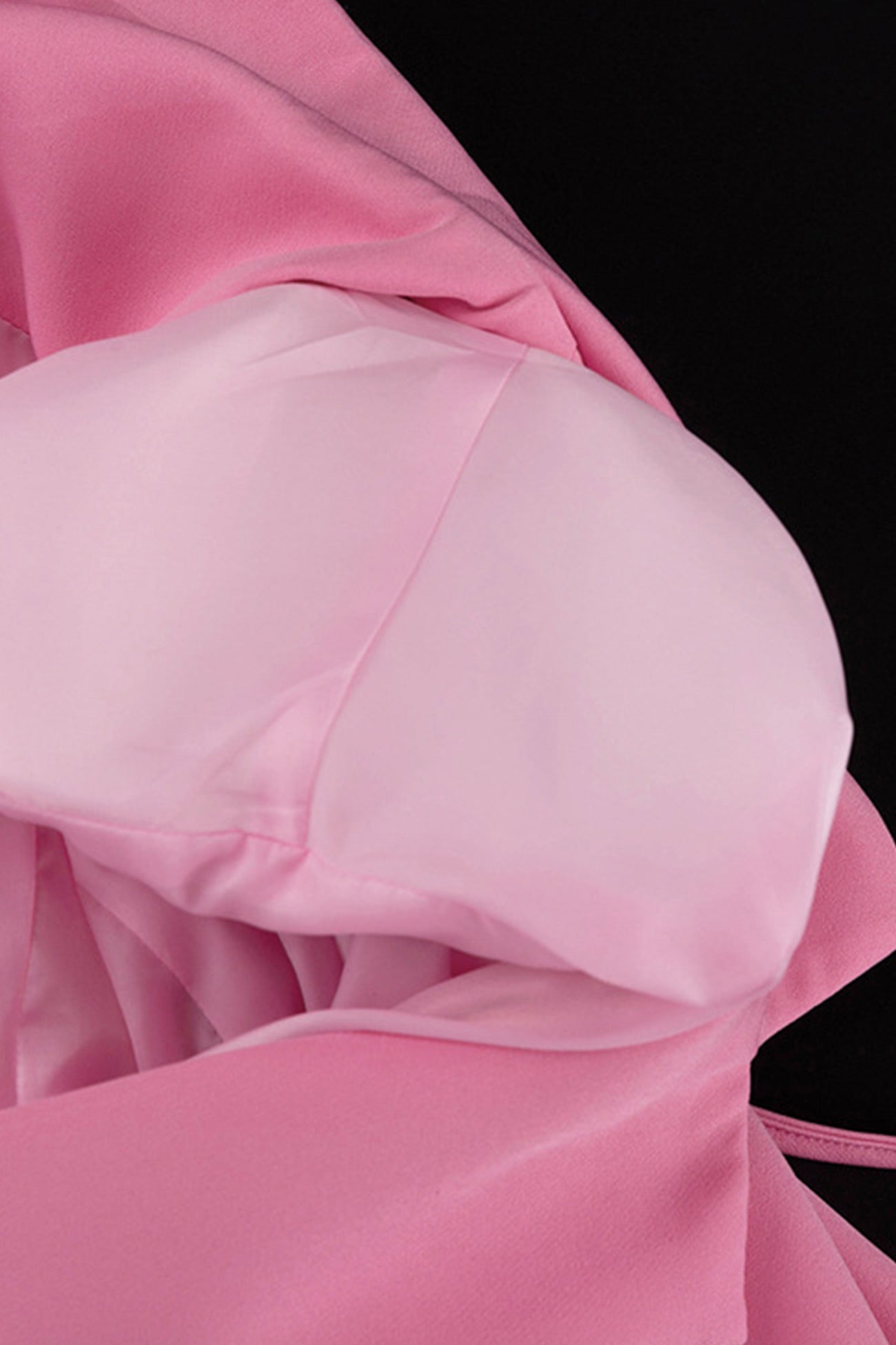 Pink Bow Pocketed Blazer