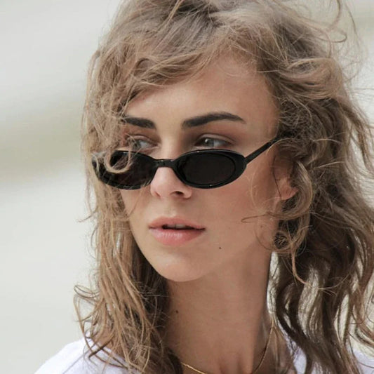 Retro Oval Designer Vintage Cat Eye Sun Glasses Sunglasses